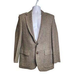Vintage WFF Farah Designer Series Mens Wool Tweed Blazer Est Sz 40R Heritage